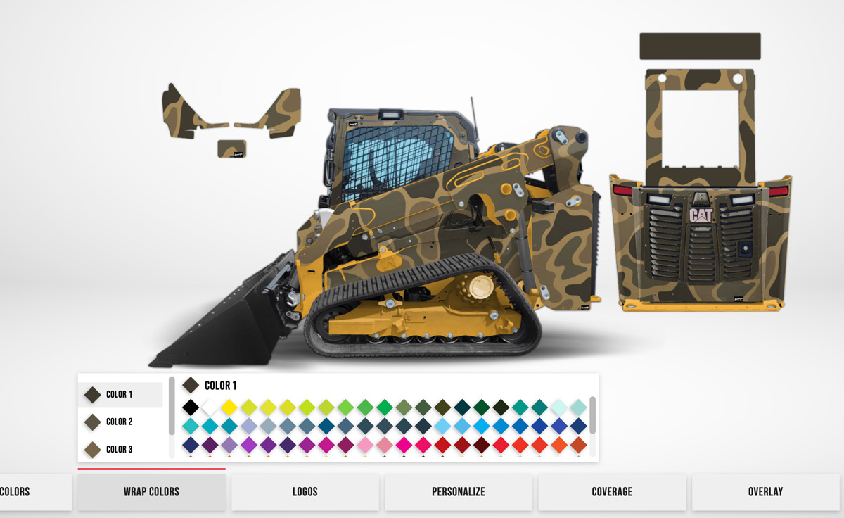 custom cat 265 wrap